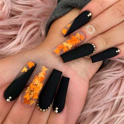 coffin nail designs fall